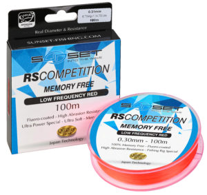 Monofilament SUNSET RS Competition Memory Free Nouveautés pêche en surfcasting 2022